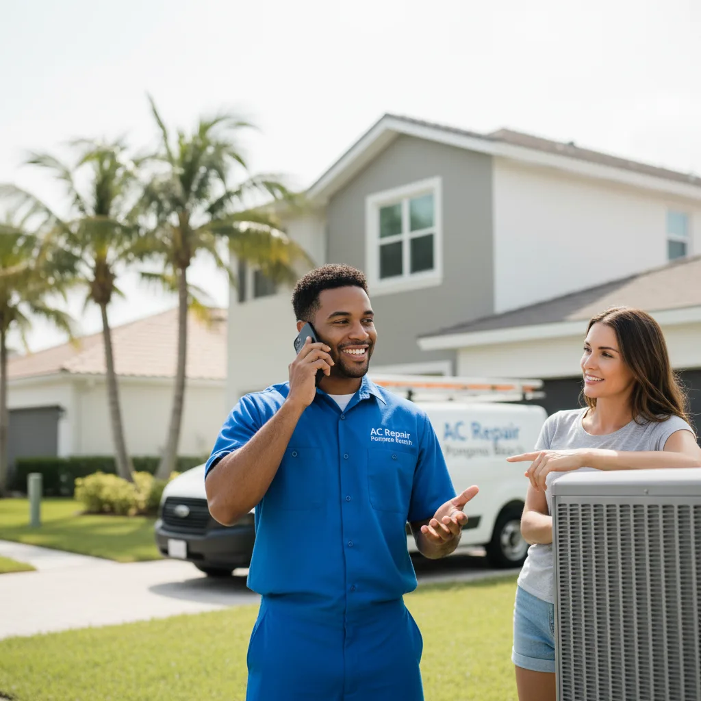 AC Repair Pompano Beach customer support in Moravia